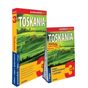 Toskania 3w1: przewodnik + atlas + mapa Bookshop
