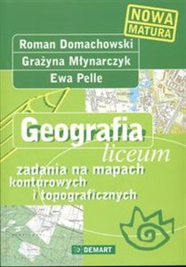 Geografia Liceum zadania na mapach konturowych i topograficznych Polish bookstore