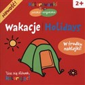 Wakacje Kolorowanki polsko-angielskie z naklejkami - Opracowanie Zbiorowe bookstore
