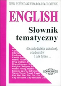 English Słownik tematyczny dla młodzieży szkolnej, studentów i nie tylko polish books in canada