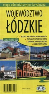 Województwo łódzkie Mapa administracyjno-turystyczna 1:250 000 buy polish books in Usa