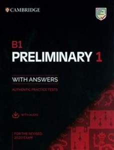 B1 Preliminary 1 for the Revised 2020 Exam Authentic practice tests with Answers with Audio buy polish books in Usa