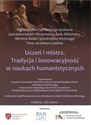 Uczeń i mistrz Tradycja i innowacyjność w naukach humanistycznych - Lucyna Rotter, Józef Marecki