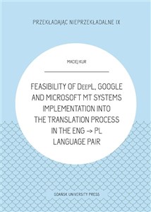 Feasibility of DeepL, Google and Microsoft MT buy polish books in Usa