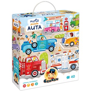 CzuCzu Moto puzzle Auta 3+ Bookshop