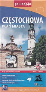 Częstochowa Plan miasta 1:16 000 to buy in Canada