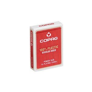 Karty do gry Copag 100% plastic Regular index - Polish Bookstore USA