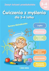 Ćwiczenia z myślenia dla 3-4-latka Zeszyt ćwiczeń przedszkolaka books in polish