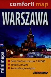 Warszawa mini mapa 1:26 000 bookstore