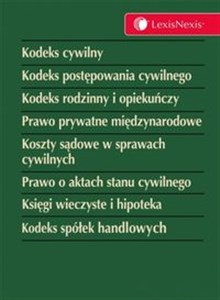 Kodeks cywilny Kodeks postępowania cywilnego Kodeks rodzinny i opiekuńczy Prawo prywatne międzynarodowe  Polish bookstore