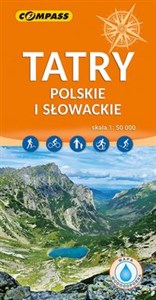 Tatry Polskie i Słowackie mapa laminowana  polish usa