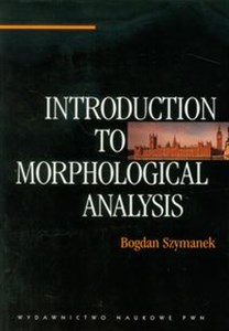 Introduction to Morphological Analysis 