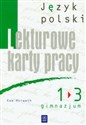 Lekturowe karty pracy Język polski 1-3 Gimnazjum Polish Books Canada