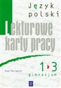 Lekturowe karty pracy Język polski 1-3 Gimnazjum  