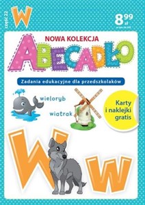 ABECADŁO Zadania edukacyjne dla przedszkolaków - literka W. Część 22 Canada Bookstore