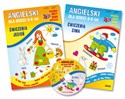 Angielski dla dzieci 6-8 lat Ćwiczenia jesień + Ćwiczenia zima Pakiet z płytą CD chicago polish bookstore