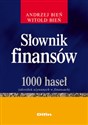 Słownik finansów 1000 haseł (określeń używanych w finansach) Polish Books Canada