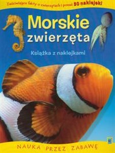 Morskie zwierzęta Książka z naklejkami  