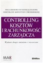 Controlling kosztów i rachunkowość zarządcza  