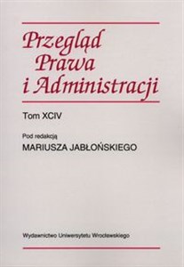 Przegląd prawa i administracji Tom 94  pl online bookstore