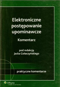 Elektroniczne postępowanie upominawcze Komentarz Bookshop