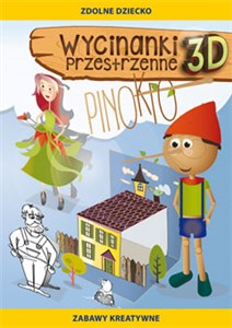 Wycinanki przestrzenne 3D Pinokio Zabawy kreatywne 