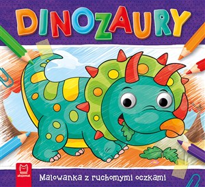 Dinozaury Malowanka z ruchomymi oczkami  