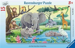 Puzzle 2D 15 ramkowe Zwierzęta Afryki 6136 online polish bookstore