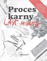 Last Minute Proces karny books in polish