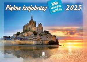 Kalendarz 2025 rodzinny WL12 Piękne krajobrazy  