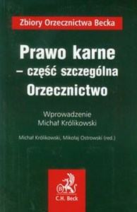 Prawo karne część szczególna Orzecznictwo  