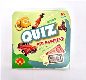 Quiz Kto pamięta kieszonkowa gra edukacyjna polish books in canada