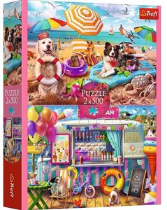 Puzzle 2x500 Wakacyjny czas TREFL Polish Books Canada