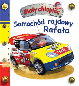 Samochód rajdowy Rafała. Mały chłopiec  