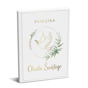 Pamiątka książeczka Chrzest polish usa