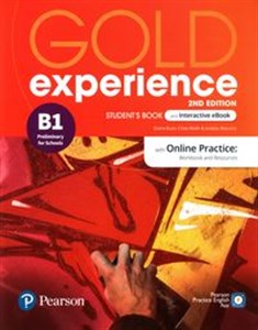Gold Experience 2nd Edition B1 Podręcznik + Online Practice + eBook books in polish