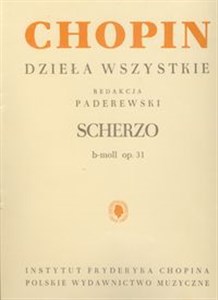 Chopin Dzieła wszystkie Scherzo b-moll op 31  polish books in canada