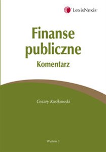 Finanse publiczne. Komentarz online polish bookstore