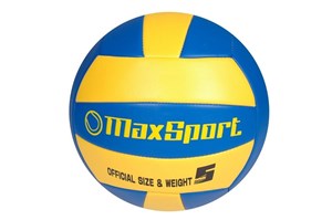 Piłka siatkowa Max Sport niebiesko-żółta  