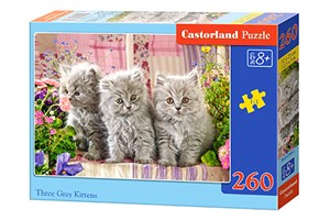Puzzle Three Grey Kittens 260 chicago polish bookstore