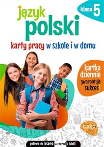 Język polski. Karty pracy w szkole i w domu klasa 5 pl online bookstore