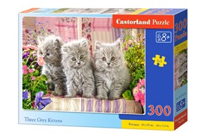 Puzzle Three Grey Kittens 300 B-30330 buy polish books in Usa