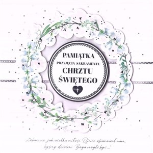 Pamiątka Chrztu 