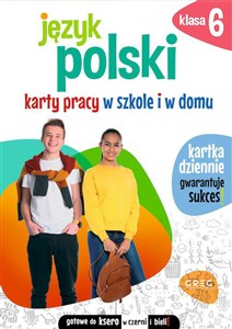 Język polski Karty pracy w szkole i w domu klasa 6 Bookshop