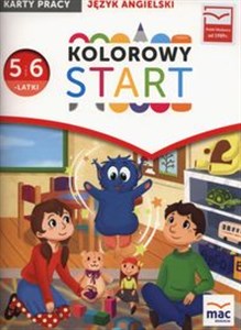 Kolorowy start 5 i 6 - latki Język angielski Karty pracy Przedszkole polish books in canada