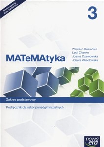 Matematyka 3 Podręcznik Zakres podstawowy Szkoły ponadgimnazjalne books in polish