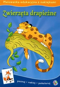 Malowanki edukacyjne Zwierzęta drapieżne  