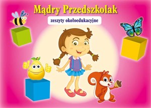 Mądry przedszkolak Zeszyt edukacyjny okładka różowa  