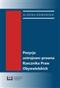 Pozycja ustrojowo-prawna Rzecznika Praw Obywatelskich pl online bookstore