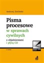 Pisma procesowe w sprawach cywilnych z objaśnieniami i płytą CD  